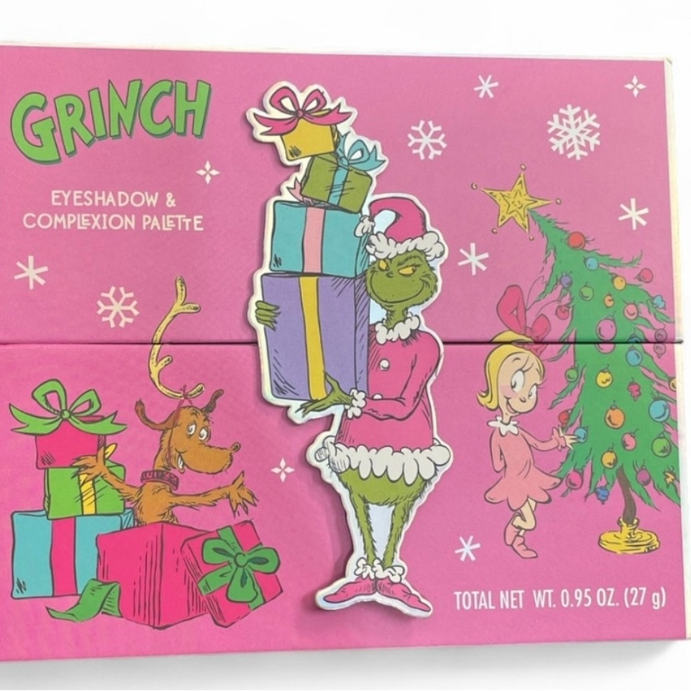 Grinch Eyeshadow & complexion Palette BRAND NEW